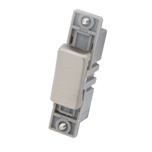 10A 2 Way Light Switch Module Brushed Stainless Steel