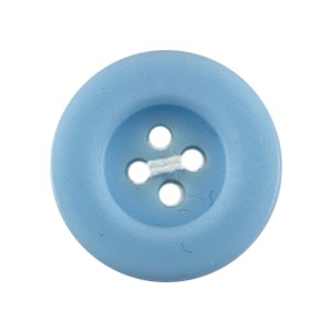 Milward Buttons - Size 17mm, 4 Hole, Blue, Pack of 3