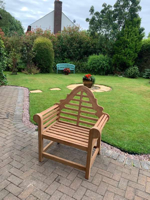 Luytens Teak Wood Outdoor Armchair