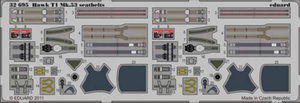 Eduard 32695 Etched Aircraft Detailling Set 1:32 BAe Hawk T.1 Mk.53 seatbelts