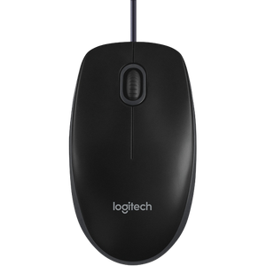 Logitech B100 Mouse Wired Black