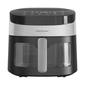 7.2L Black Digital Air Fryer with Viewing Window