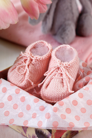 Baby Booties Knitting Pattern