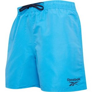Reebok Mens Yale Swim Shorts Bright Cyan