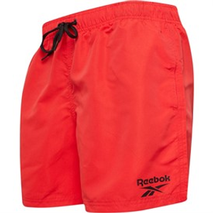 Reebok Mens Yale Swim Shorts Vector Red