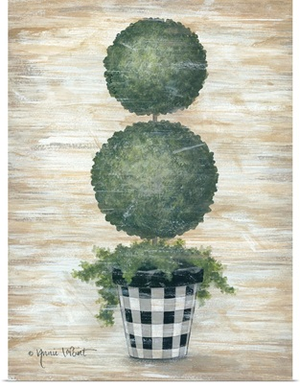 Gingham Topiary Spheres
