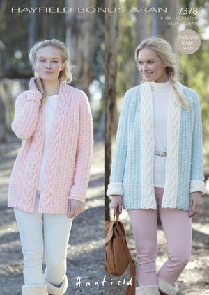 Coat In Hayfield Bonus Aran (7378)