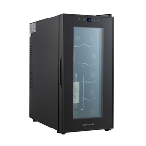 10 Bottle Capacity Black Thermoelectric Wine Cooler