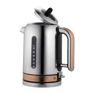 Dualit Classic Kettle Polished Stainless Steel & Copper Trim