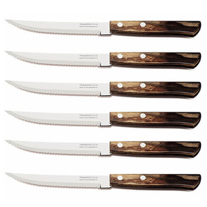 Tramontina Polywood Set of 6 5 Steak Knives