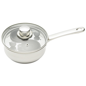 KitchenCraft Stainless Steel Two Hole Egg Poacher