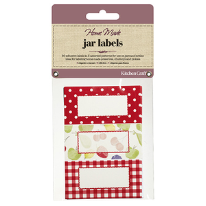 Home Made Pack of Thirty Self-Adhesive Jam Jar Labels - Orchard