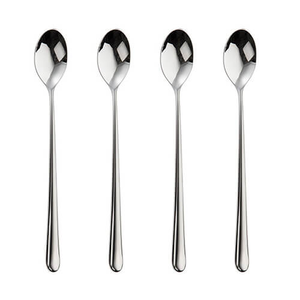 Robert Welch Kingham Bright Long Handled Spoon 4 Piece Set