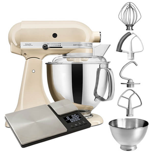 KitchenAid Artisan Mixer 175 Almond Cream with FREE Gift
