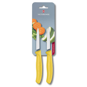 Victorinox Swiss Classic Yellow Paring Knife Twin Pack