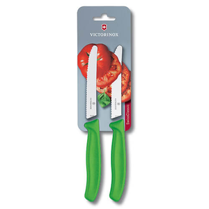 Victorinox Swiss Classic Green Tomato / Utility Knife Twin Pack