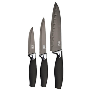 Taylor's Eye Witness Brooklyn Chrome 3 Piece Knife Set