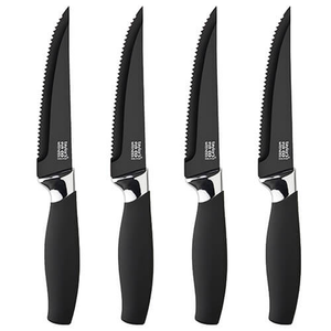 Taylor's Eye Witness Brooklyn Chrome 4 Piece Steak Knife Set