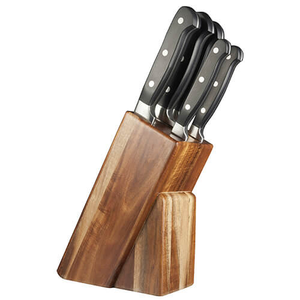 Taylor's Eye Witness Traditional 5 Piece Acacia Wood Knife Block Set