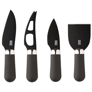 Taylor's Eye Witness Brooklyn Chrome 4 Piece Cheese Set