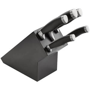 James Martin 5 Piece Knife Block Set Black