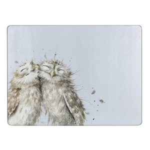 Wrendale Designs 'Birds Of A Feather' Owl Glass Worktop Saver