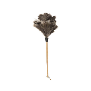 Valet Ostrich Feather Duster 45cm Beech Handle