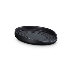 Le Creuset Satin Black Stoneware Spoon Rest