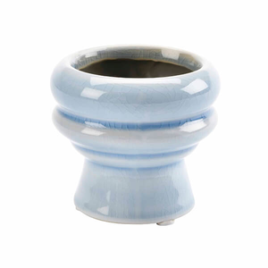 Burgon & Ball Florence Succulent Pot - Light Blue