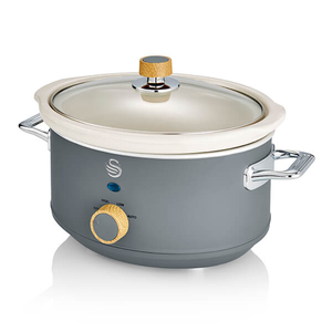 Swan Nordic Slate Grey 3.5L Slow Cooker