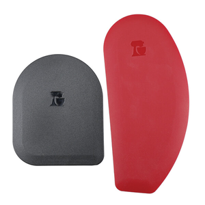 KitchenAid 2-Piece Scraper and Silicone Bowl Scraper Set Empire Red & Onyx Black