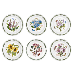Portmeirion Botanic Garden 10 Plate Set of 6