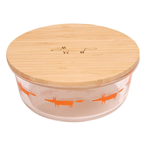 Scion Living Mr Fox Large Round Glass Storage Dish