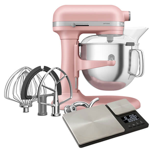 KitchenAid Artisan Dried Rose 6.6L Bowl Lift Food Mixer With FREE Gift