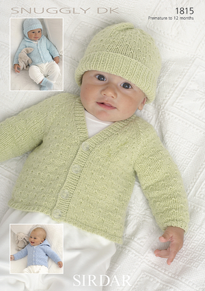 Cardigans, Hats, Mittens and Bootees in Sirdar Snuggly DK (1815)