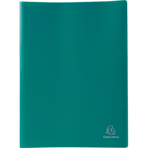 Exacompta Display Book 85103E A4 Dark Green 100 Pockets Pack of 8