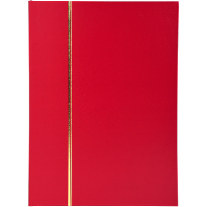 Exacompta Stamp Collection Album Casebound 22.5 x 30.5 cm Red 48 Pages