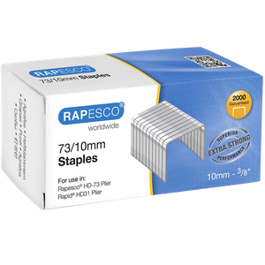 Rapesco Extra Strong Staples 73/10 1260 Steel Silver Pack of 2000