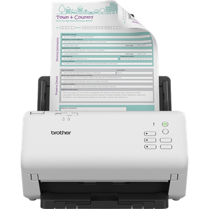 Brother ADS-4300N Scanner Black, White