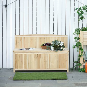 OutSunny Garden Bench 3 Seat 1,150 x 450 x 750 mm Fir Brown