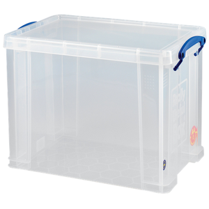 Really Useful Box Plastic Storage Box 19 L Transparent 25.5 x 39.5 x 29 cm
