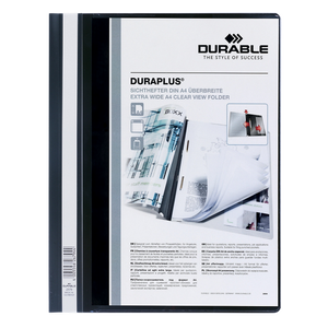 DURABLE Report File 2579-01 A4+ Black PVC