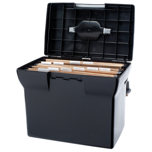 Pierre Henry Filing Box A4 20 Files PP (Polypropylene) Black