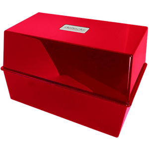 Card Index Box CP012VKRED 250 Cards Red 20.3 x 14.7 x 12.7 cm