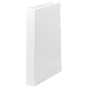 Unbranded 25 mm Ring Binder PP (Polypropylene) A4+ 4 Rings White