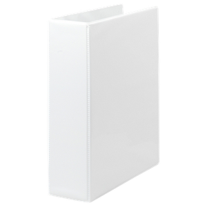 Unbranded 60 mm Ring Binder PP (Polypropylene) A4 4 Rings White
