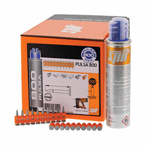 Spit 057553 HC6-27 800P/45P/65P Pulsa Pins 27mm + 1 Fuel Cell (Pack of 500)