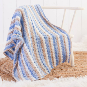 Stripey Cot Blanket Colour Pack - Dodgems Colourway