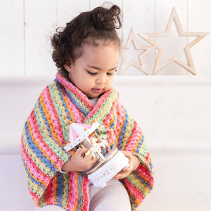 Stripey Cot Blanket Colour Pack - Helter Skelter Colourway