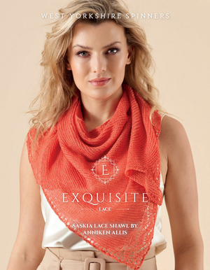Saskia Shawl in West Yorkshire Spinners Exquisite Lace Pattern